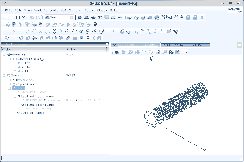 Illustration 6: Screenshot of the Salomé mesh module 